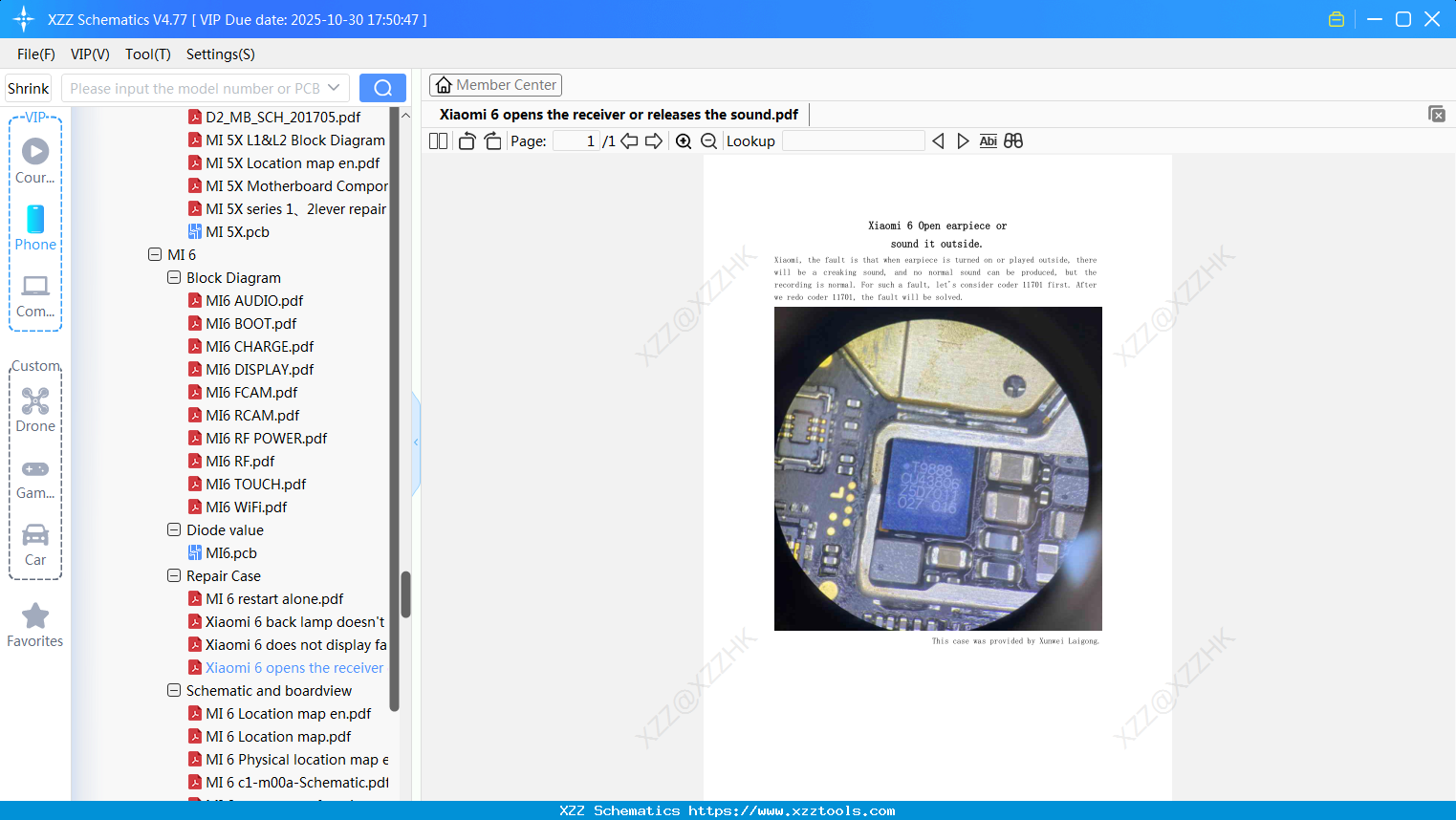 Xiaomi 6 Opens The Receiver Or Releases The Sound
